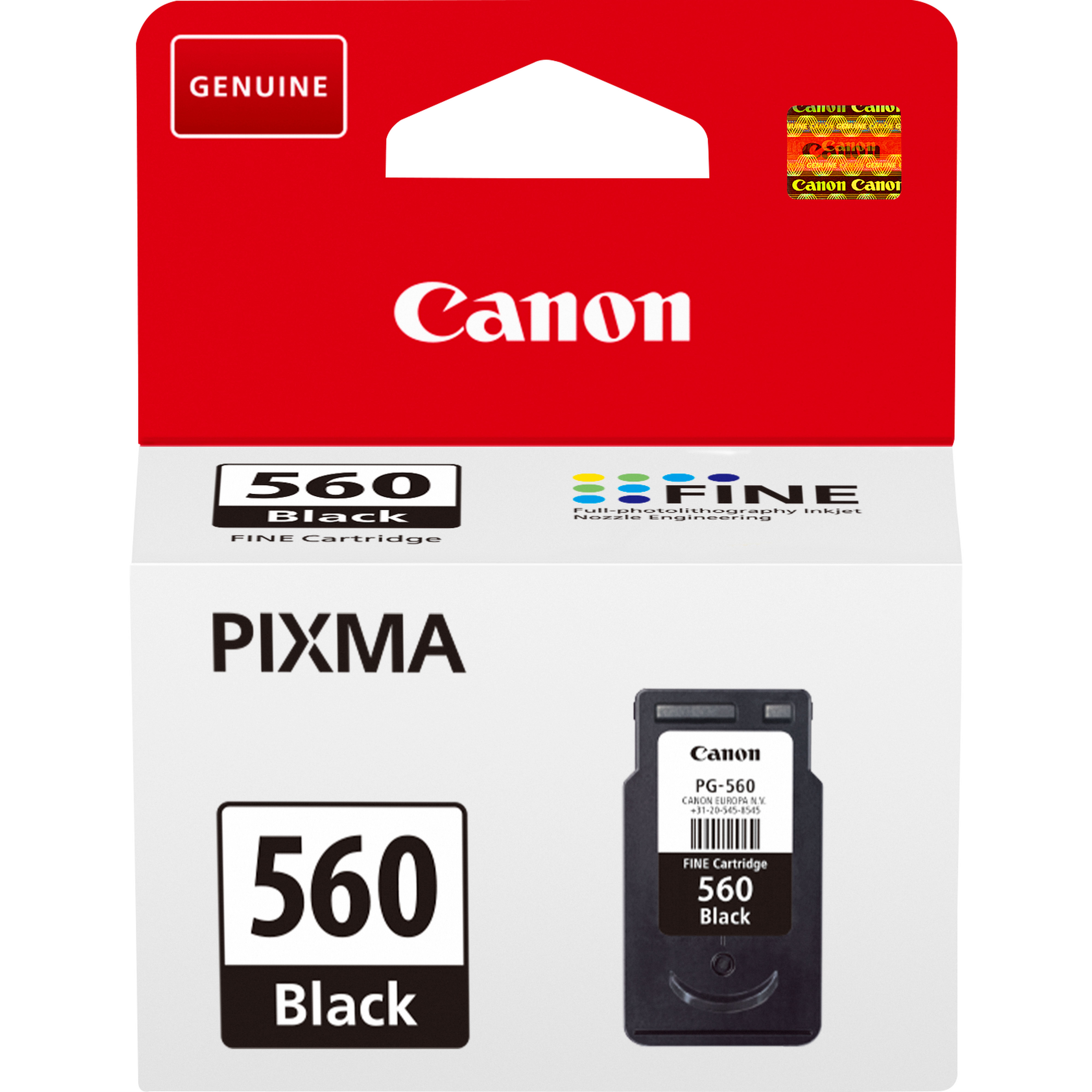Canon PG-560 - Preto - original - tinteiro - para PIXMA TS5350, TS5351, TS5352, TS5353, TS7450, TS7451