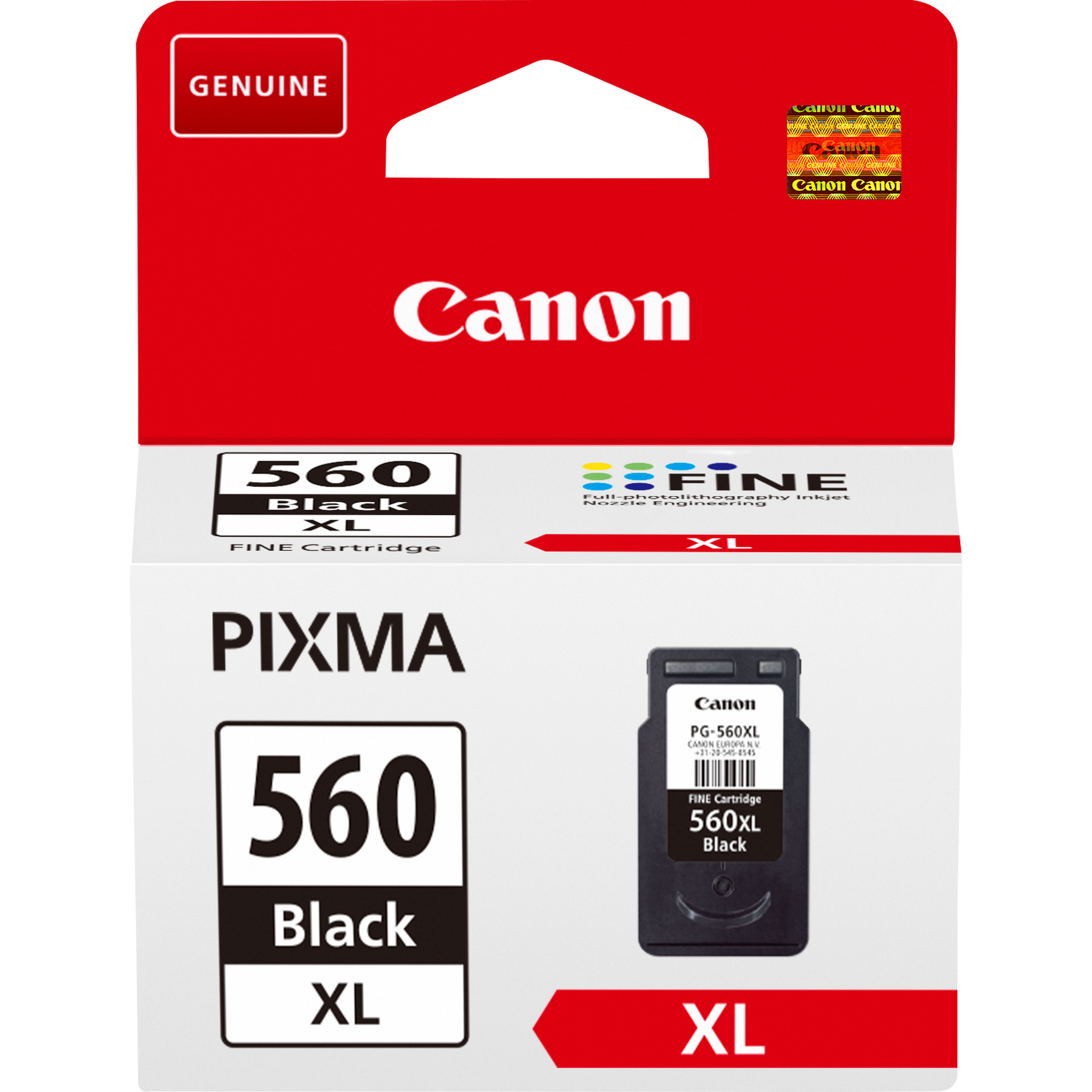 Canon PG-560XL - Preto - original - tinteiro - para PIXMA TS5350, TS5351, TS5352, TS5353, TS7450, TS7451