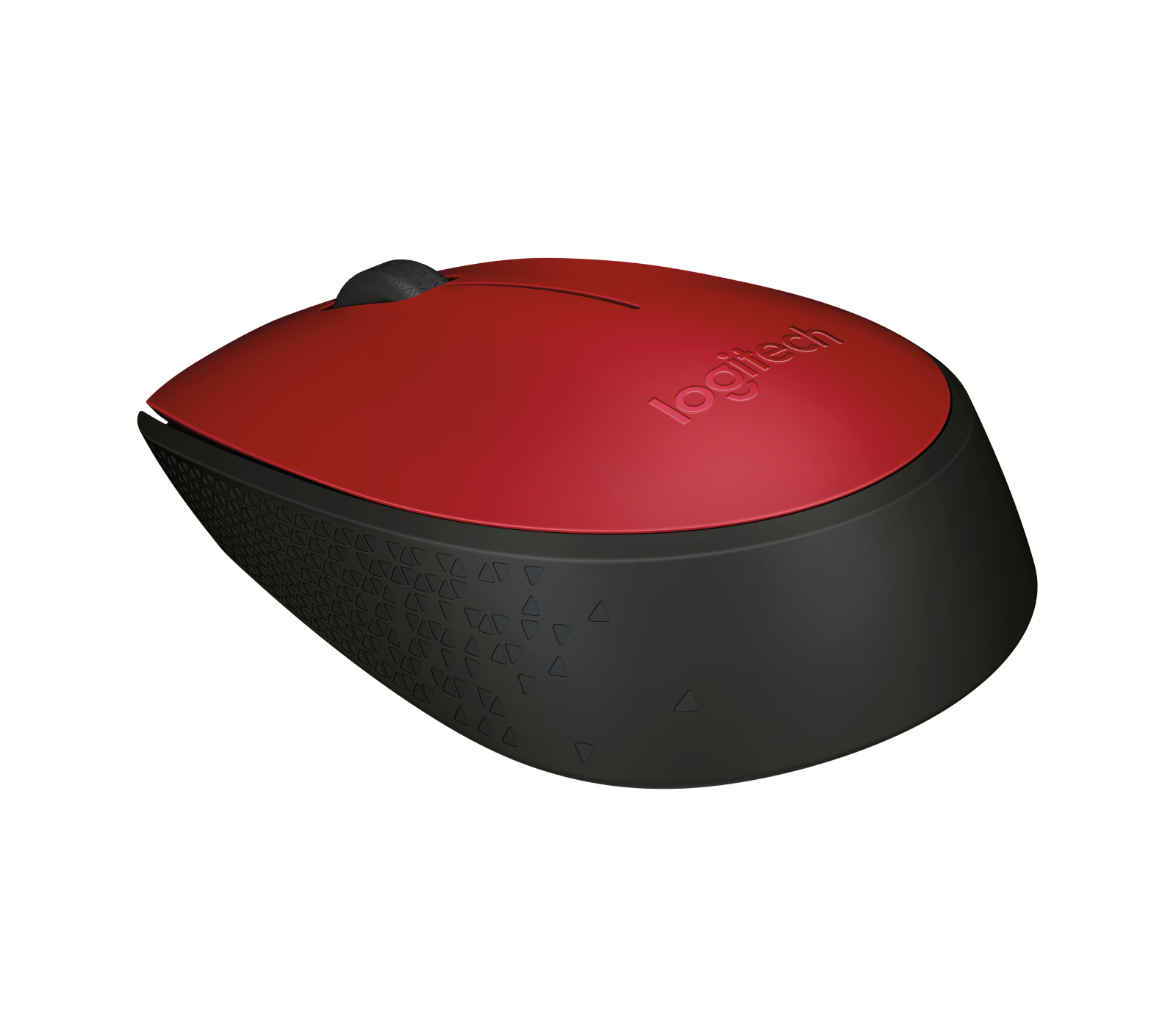 Logitech M171 - Rato - sem fios - 2.4 GHz - receptor sem fio USB - preto, vermelho - Image 4