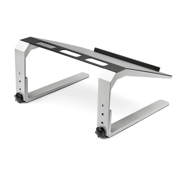 StarTech.com Adjustable Laptop Stand - Heavy Duty Steel & Aluminum - 3 Height Settings - Tilted - Ergonomic Laptop Riser for Desk (LTSTND) - Suporte para notebook - ambiente de trabalho - 17" - preto, prata - Image 3