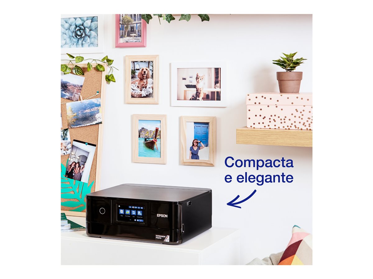 Epson Expression Photo XP-8700 - Impressora multi-funções - a cores - jacto de tinta - A4/Legal (media) - até 9.5 ppm (impressão) - 100 folhas - USB, Wi-Fi - preto - Image 3
