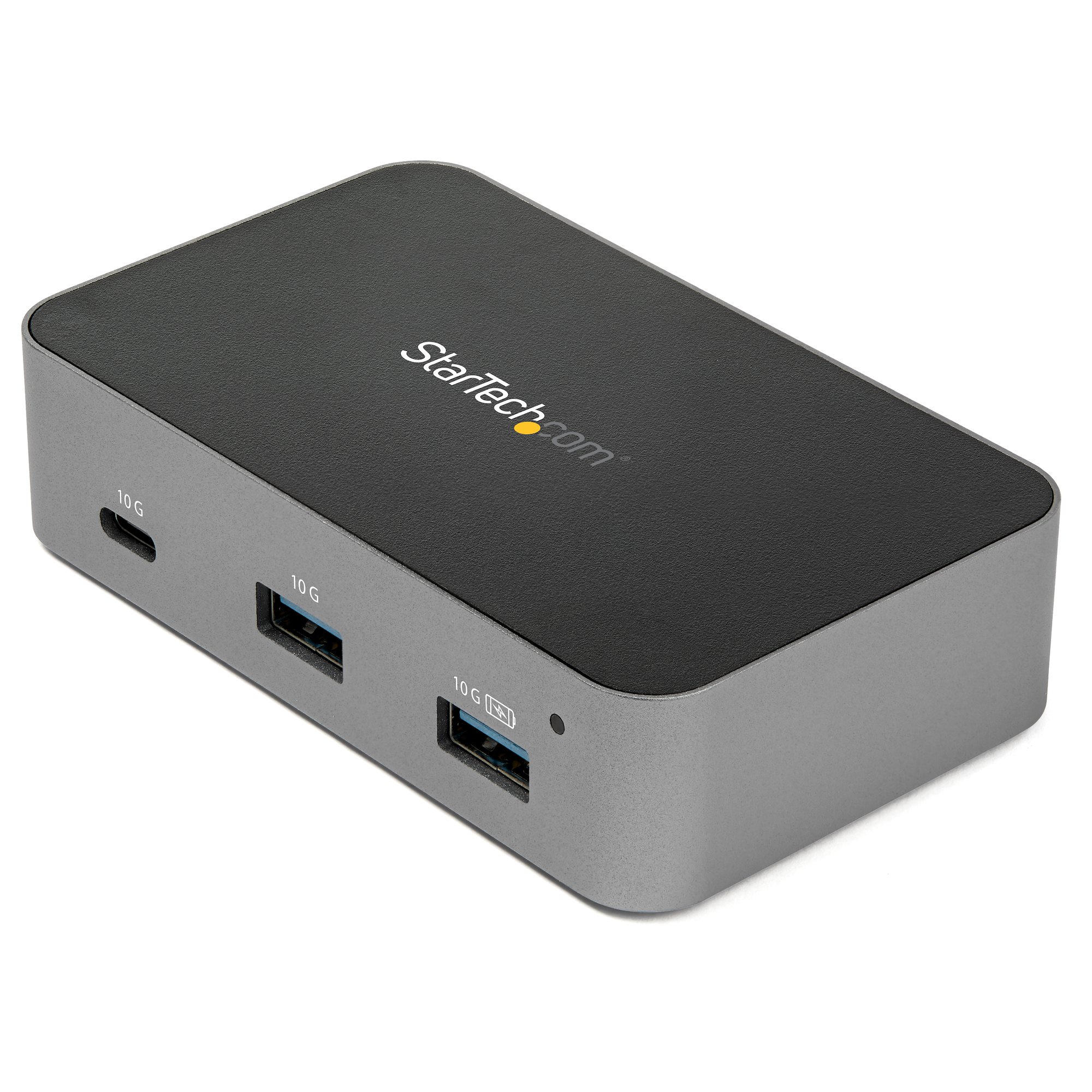StarTech.com 3 Port USB C 3.1 Gen 2 Hub with Ethernet Adapter, 10Gbps USB Type C to 2x USB-A & 1x USB-C Ports, USB Hub w/ BC 1.2 Phone Fast Charging, Superspeed 10Gbps USB C Hub with GbE - Windows/macOS/Linux - Hub - 1 x USB-C + 2 x USB 3.1 + 1 x 10/