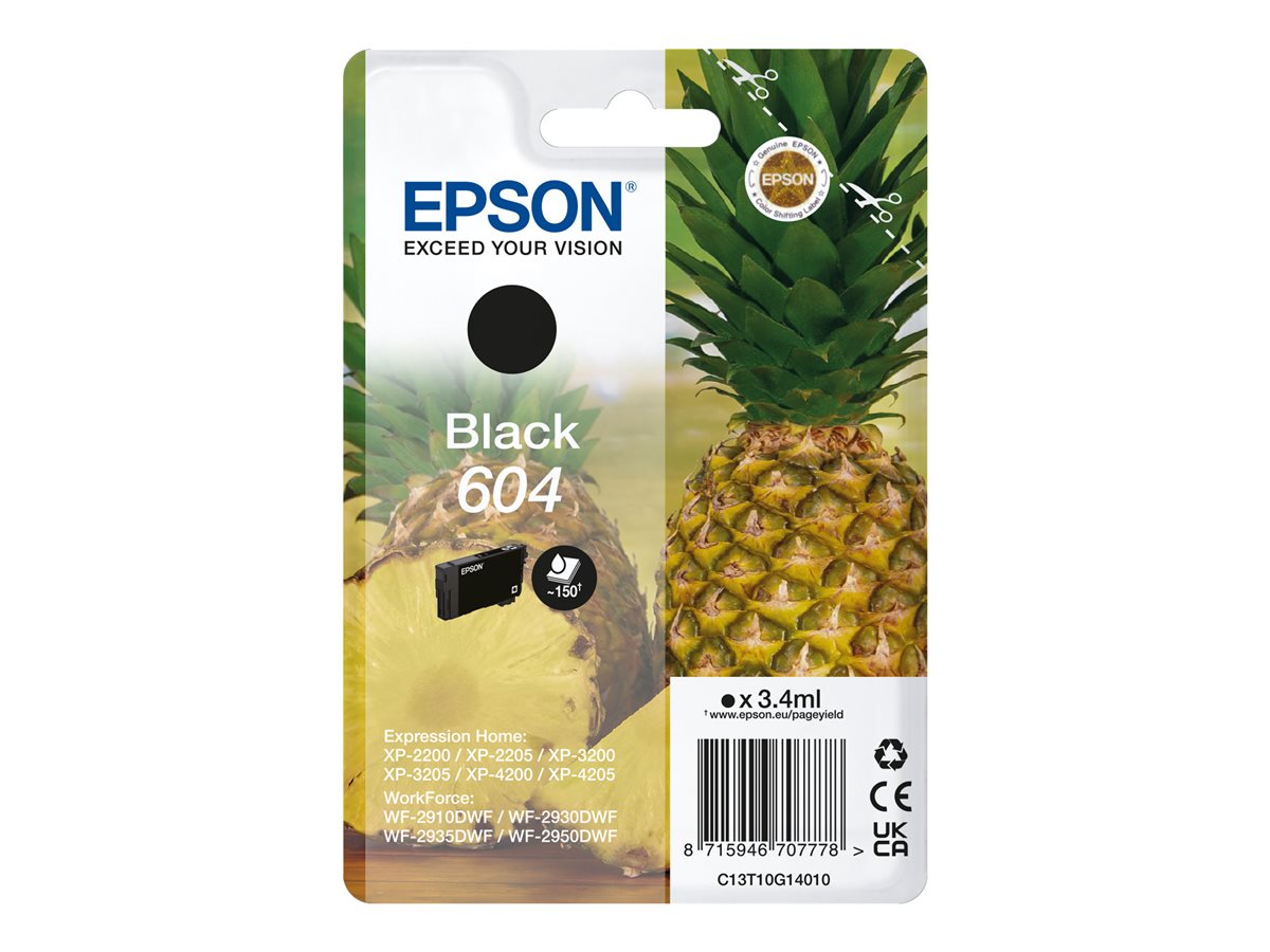 Epson 604 - preto - original - tinteiro