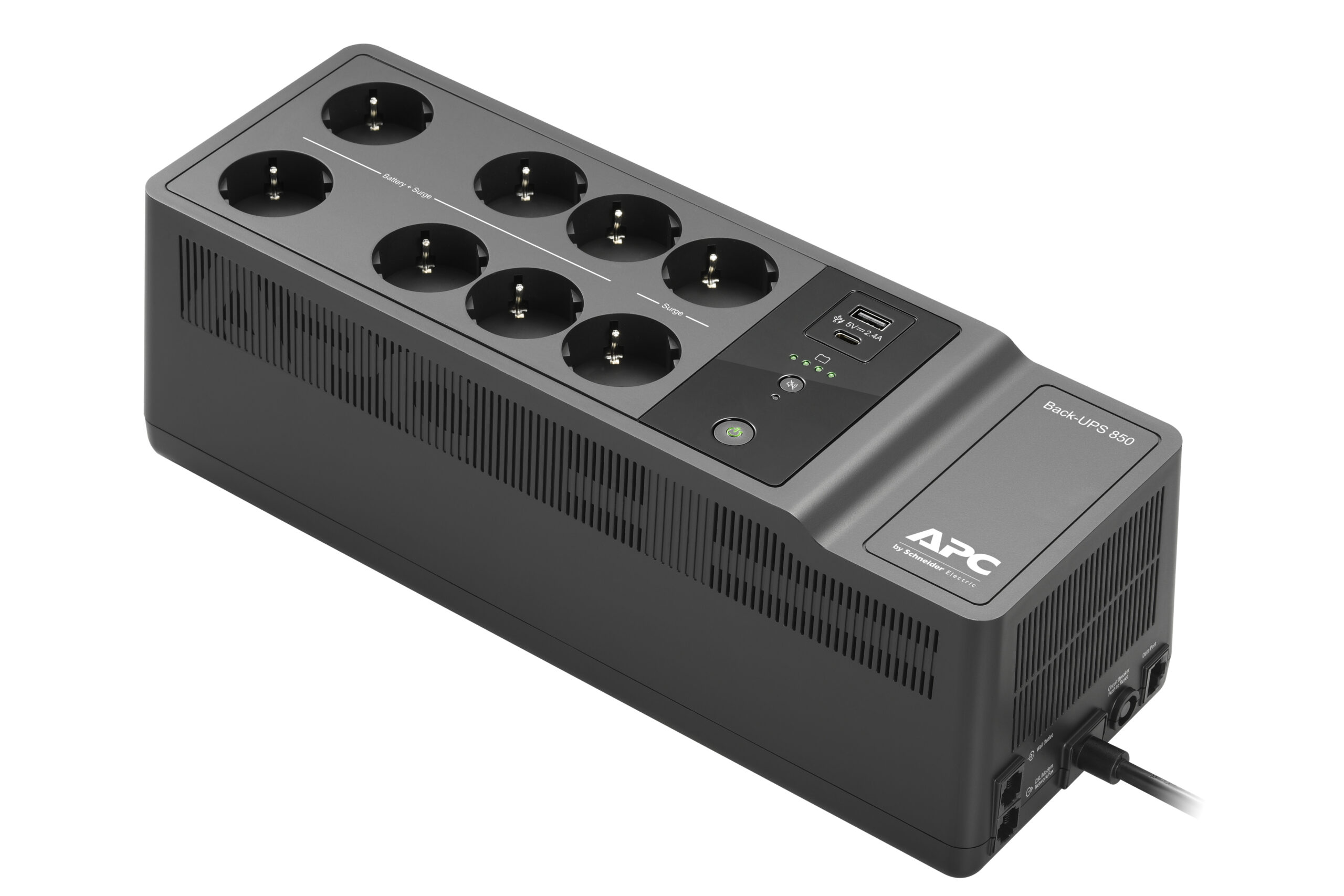 APC Back-UPS BE850G2-GR - UPS - AC 230 V - 520 Watt - 850 VA - conectores de saída: 8 - preto