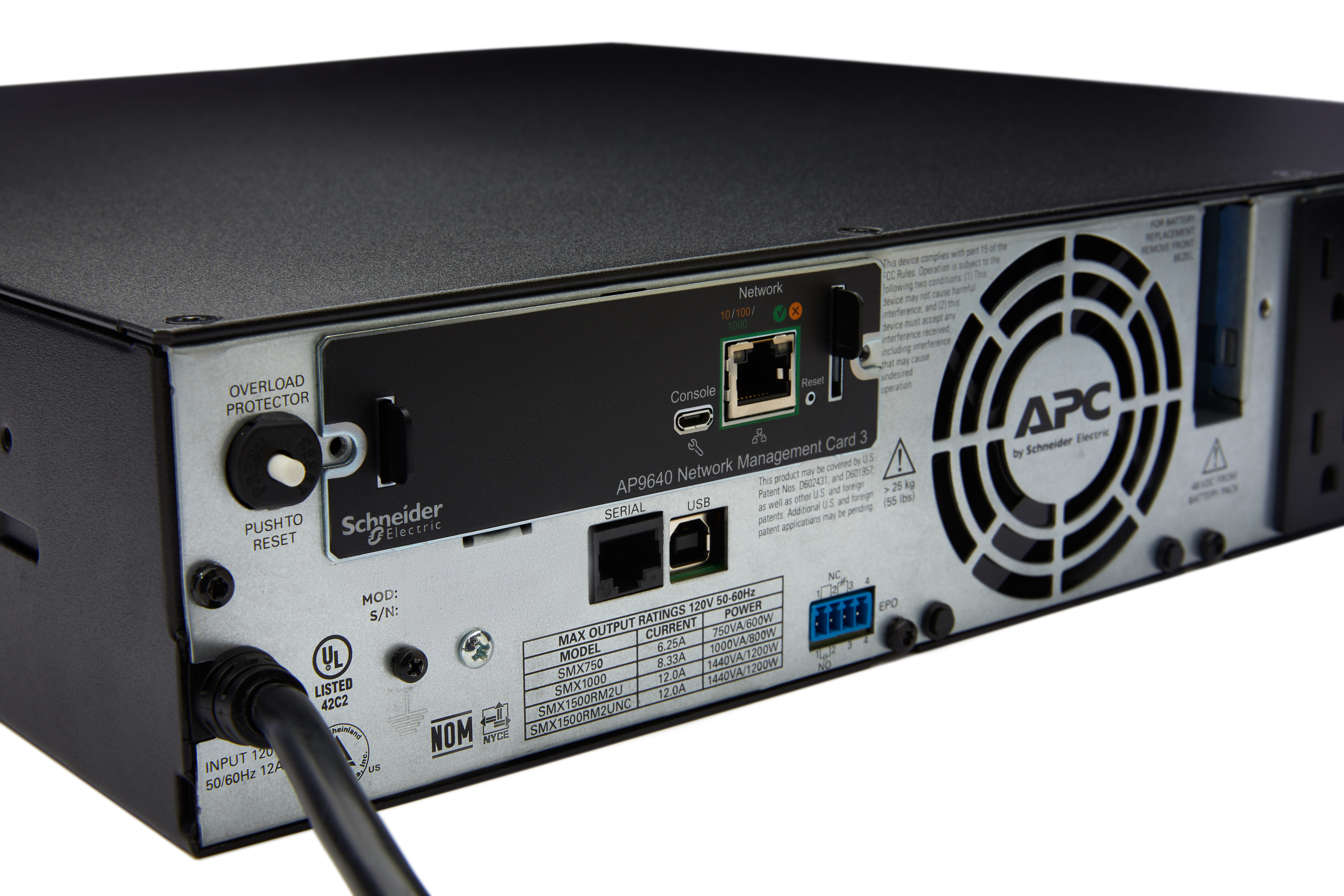 APC Network Management Card 3 with PowerChute Network Shutdown - Adaptador de gestão remota - 1GbE - 1000Base-T - para P/N: SMT1000RM1U, SMT750RM1U, SRTL10KRM4UT, SRTL8KRM4UT, SRYL5K20XLT18, SRYL5K20XLT24 - Image 7