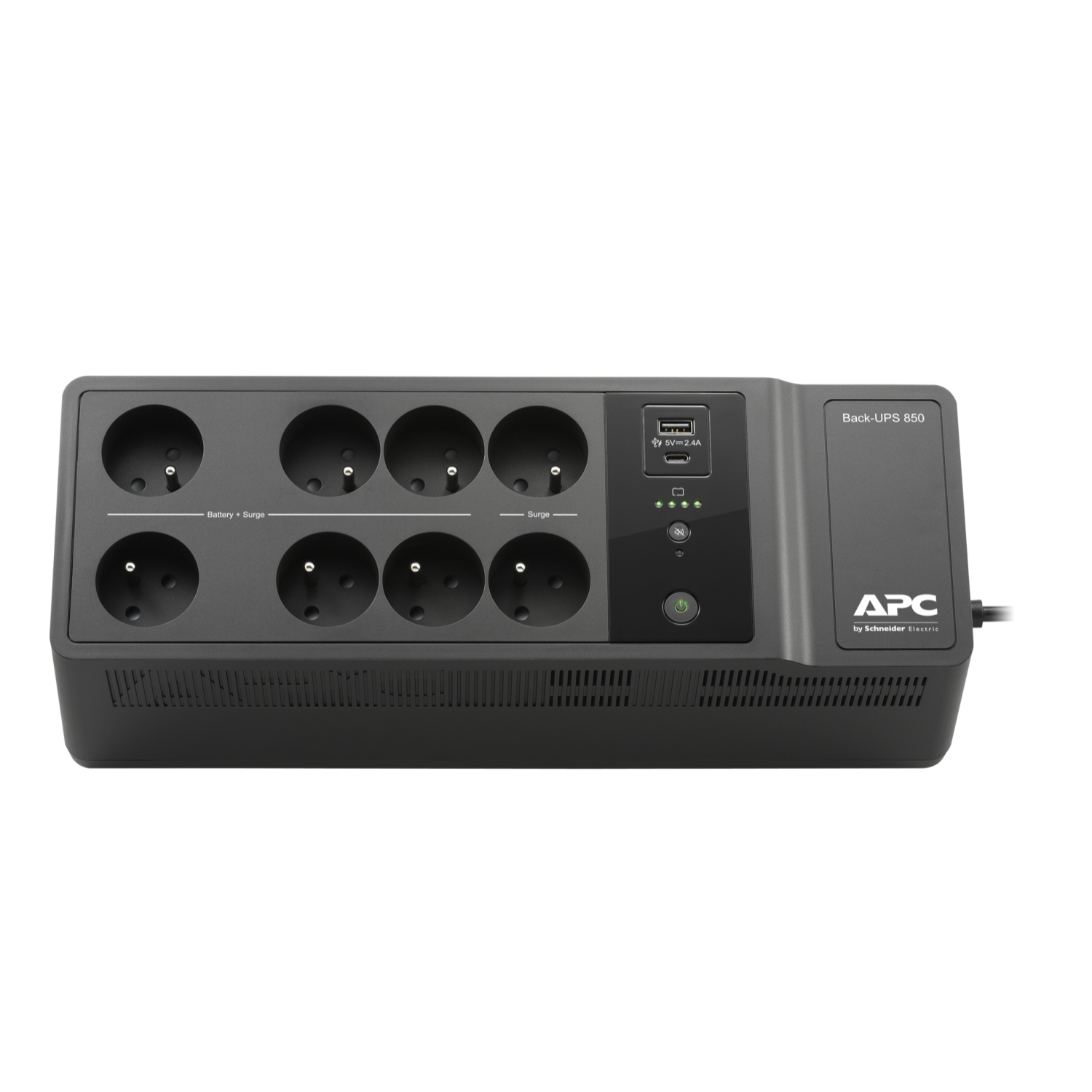 APC Back-UPS BE850G2-FR - UPS - AC 220/230 V - 520 Watt - 850 VA - USB - conectores de saída: 8 - França, Bélgica - preto - Image 3