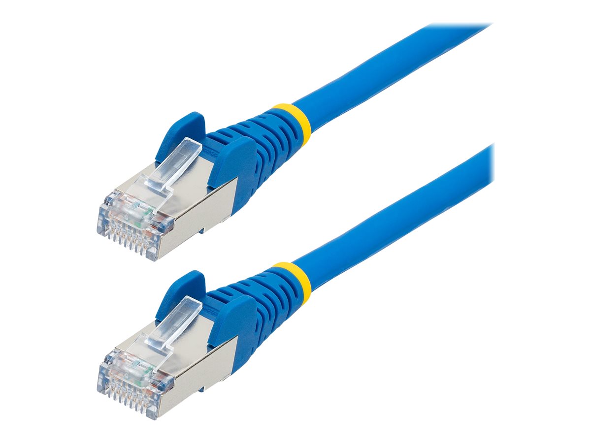 StarTech.com 7m CAT6a Ethernet Cable - Blue - Low Smoke Zero Halogen (LSZH) - 10GbE 500MHz 100W PoE++ Snagless RJ-45 w/Strain Reliefs S/FTP Network Patch Cord - cabo patch - 7 m - azul - Image 2