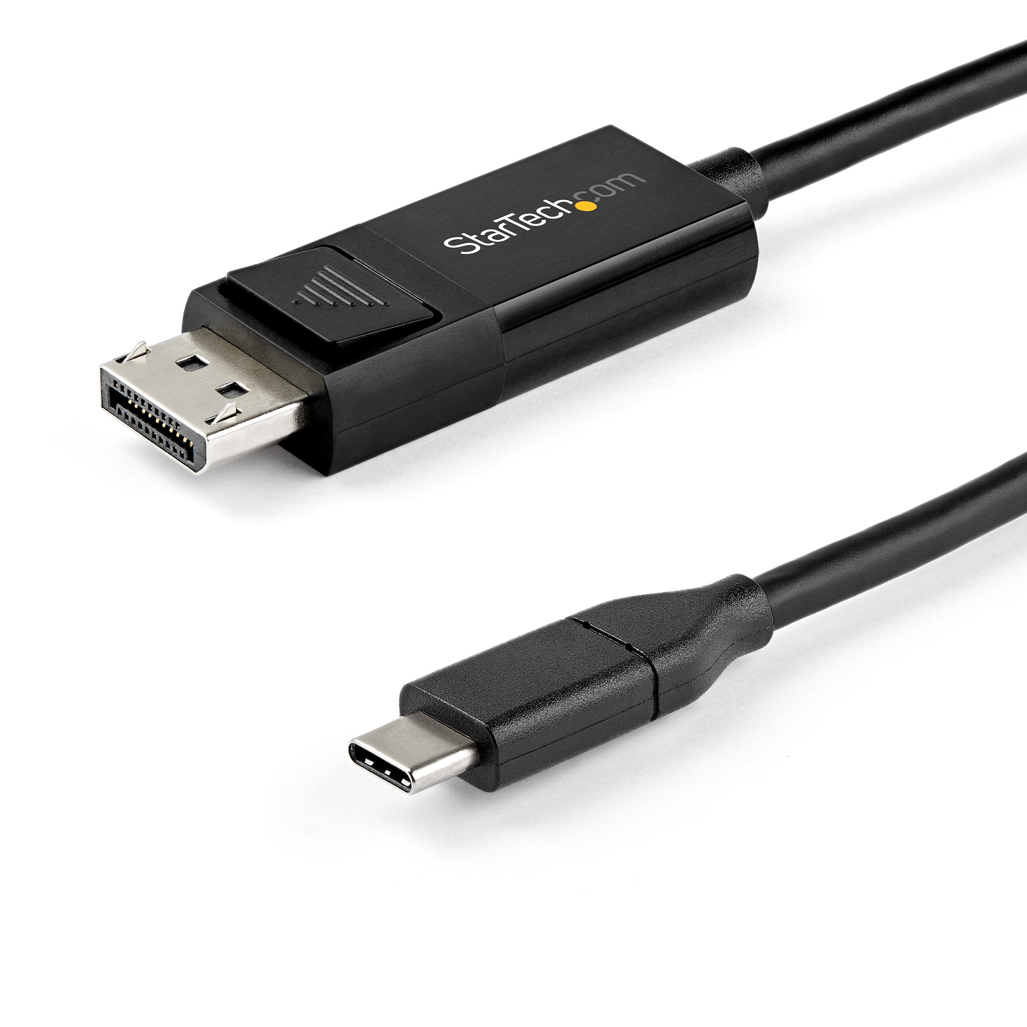 StarTech.com 3ft/1m USB C to DisplayPort 1.4 Cable 8K 60Hz/4K, Bidirectional DP to USB-C or USB-C to DP Reversible Video Adapter Cable, HBR3/HDR/DSC, USB Type C/Thunderbolt 3 Monitor Cable - 8K USB-C to DP Cable (CDP2DP141MBD) - Cabo DisplayPort - US