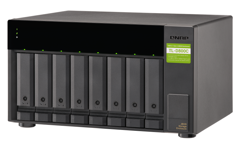 QNAP TL-D800C - Matriz de disco rígido - 8 baias (SATA-600) - USB 3.2 Gen 2 (externo) - Image 6