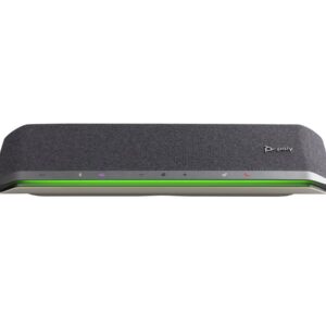Poly Sync 60-M - Alta-voz inteligente - bluetooth - com cabo, sem fios - NFC - USB-A, USB-C - prata - Certificado para Microsoft Teams, Certificação Zoom - Replaces Poly SKU 216873-01