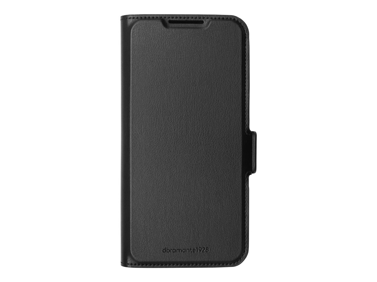 dbramante1928 Oslo Pro - Capa flip cover para telemóvel - poliuretano (PU), plástico - preto - para Samsung Galaxy S25 Edge