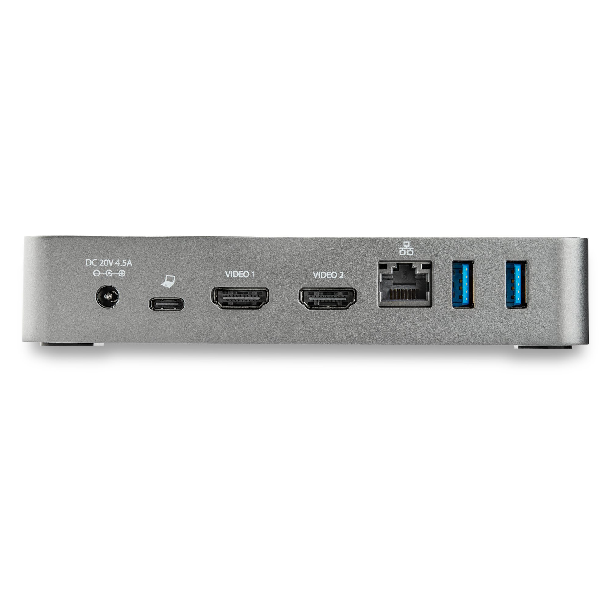 StarTech.com USB-C Dock, Dual Monitor 1080p HDMI Laptop Docking Station, 60W Power Delivery, 1x USB-C, 3x USB-A, Ethernet, Dual HDMI Video Display USB 3.1 Gen 1 Type-C Dock, Mac & Windows - 60W PD With Charging (DK30CHHPDEU) - Estação de engate - USB - Image 4