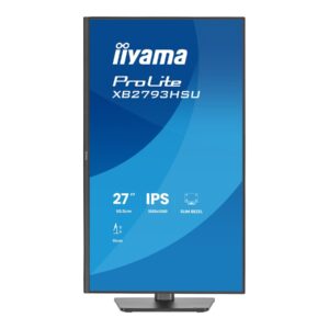 Iiyama XB2793HSU-B1 - Monitor LED - 27" - 1920 x 1080 Full HD (1080p) @ 120 Hz - IPS - 350 cd/m² - 1500:1 - 1 ms - HDMI, DisplayPort - altifalantes - mate, preto