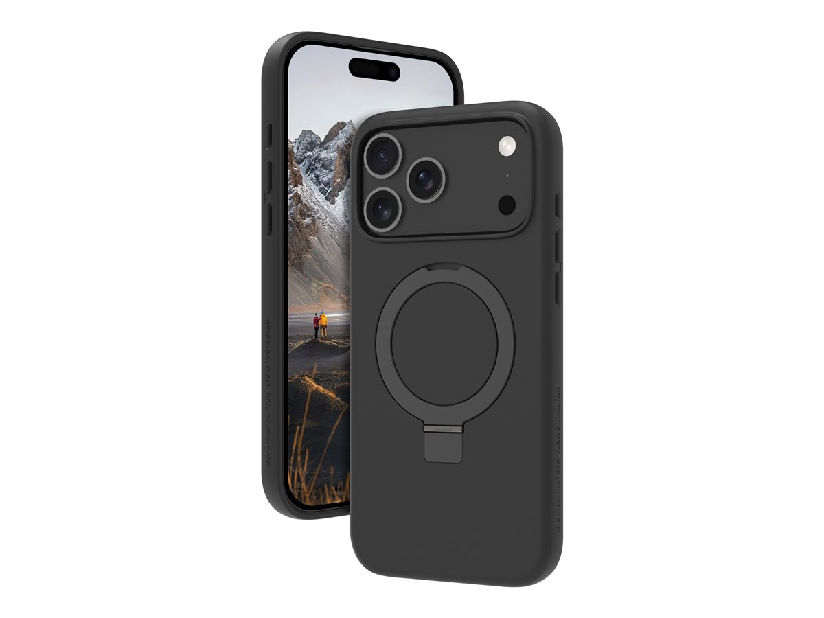 dbramante1928 Iceland Ultra - Tampa posterior para telemóvel - resistente - suporte de pé - compatibilidade MagSafe - D3O, plástico - preto - para Apple iPhone 17 Pro Max