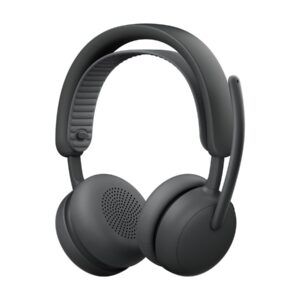Logitech Zone Wireless 2 ES for Business - Auscultadores - bluetooth - sem fios, com cabo - cancelamento de ruído activo - USB-C - grafite - certificação UC