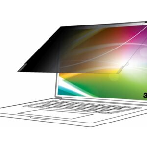 3M BPNDE006 - Filtro de privacidade de notebook - tela brilhante - amovível - flip/adesivo - 14.5" - para Dell XPS 14