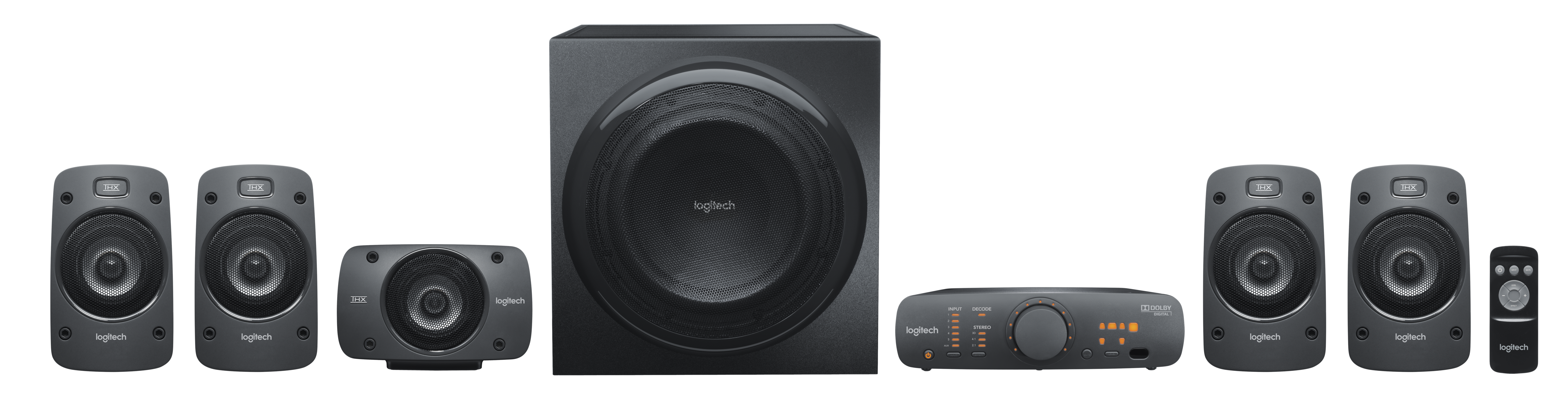 Logitech Z-906 - Sistema de altifalante - para home theater - canal 5.1 - 500 Watt (Total) - Image 5