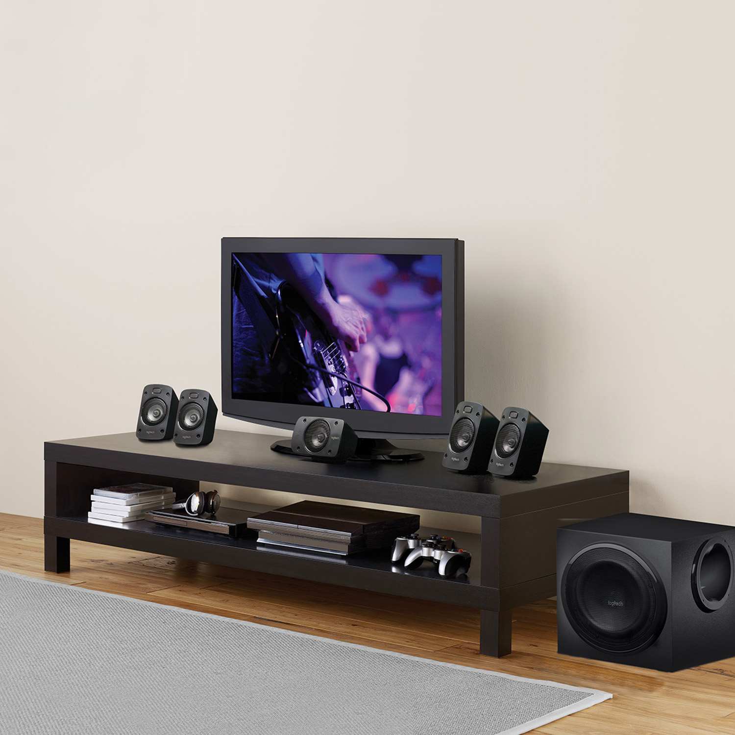 Logitech Z-906 - Sistema de altifalante - para home theater - canal 5.1 - 500 Watt (Total) - Image 17