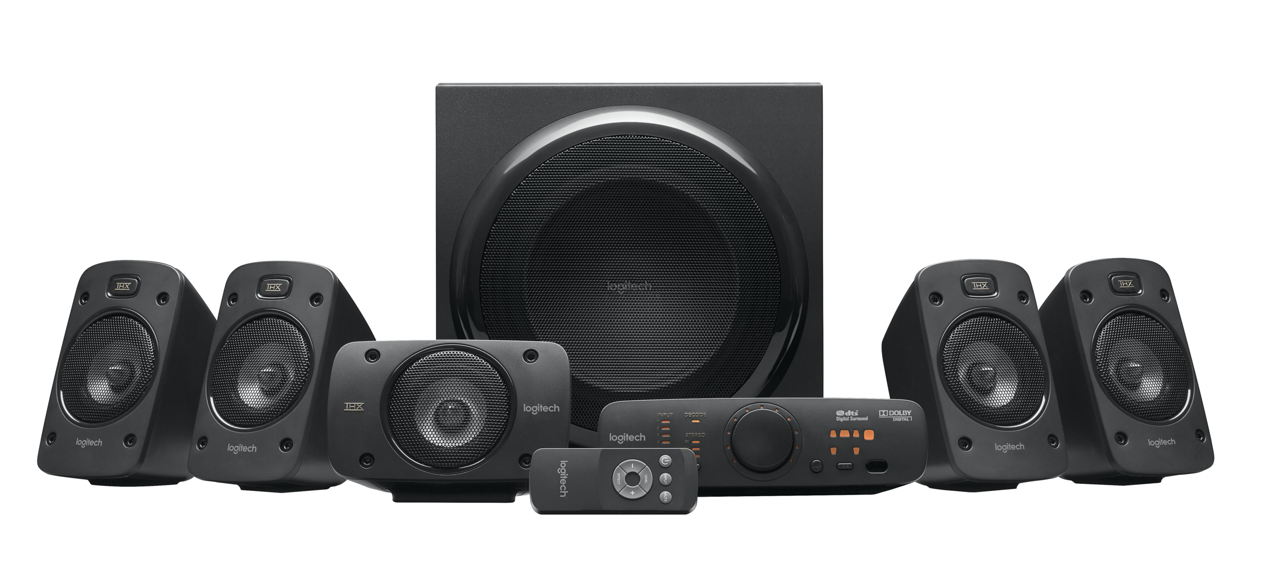 Logitech Z-906 - Sistema de altifalante - para home theater - canal 5.1 - 500 Watt (Total)
