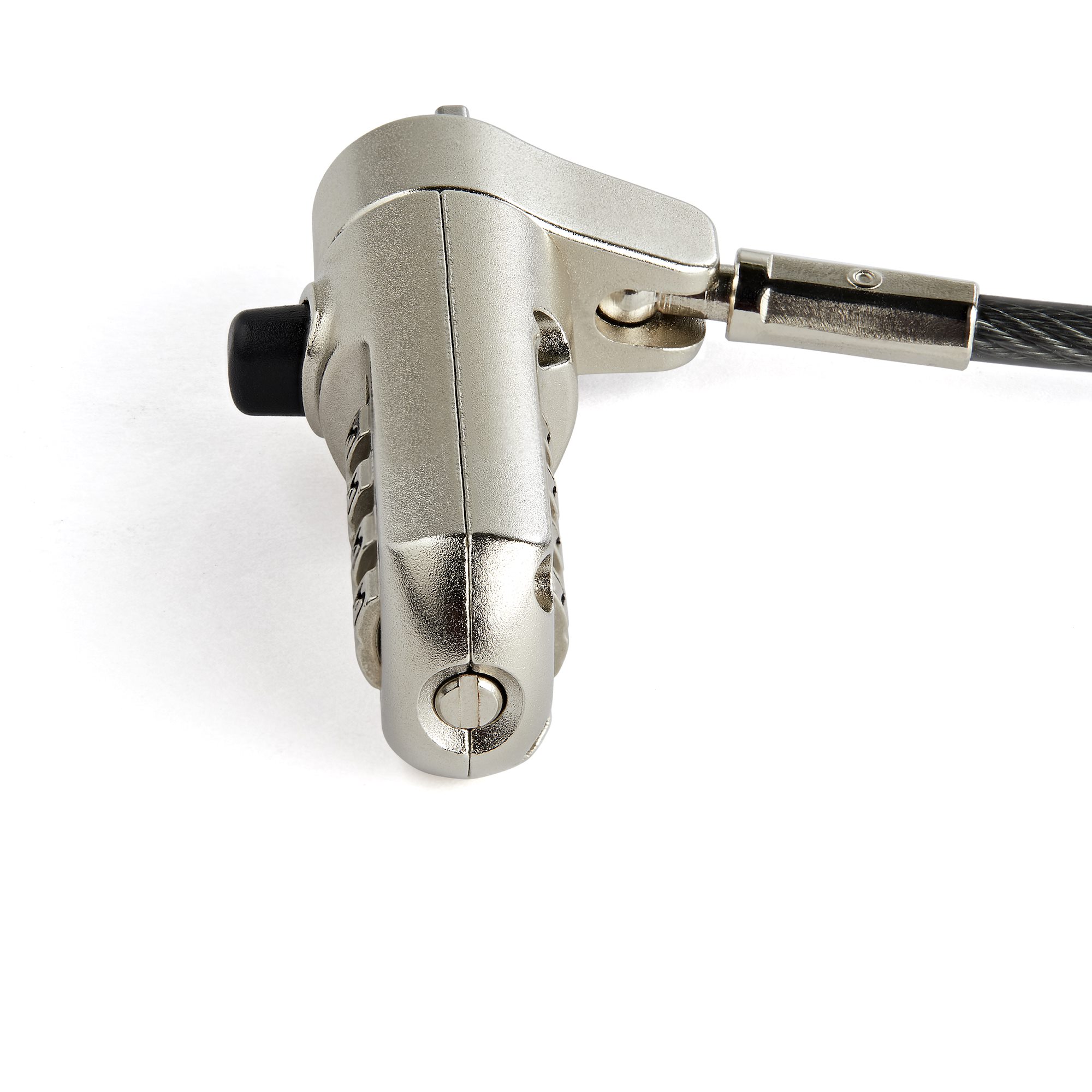 StarTech.com 6.5' (2m) Laptop Cable Lock, Nano Slot Compatible 4 Digit Combination Security Cable Lock, Serialized Anti-Theft Vinyl Coated Steel Cable Lock for Nano Slot Computer/Device - Nano Slot Laptop Lock (LTLOCKNANO) - Compatible with Kensingto - Image 4