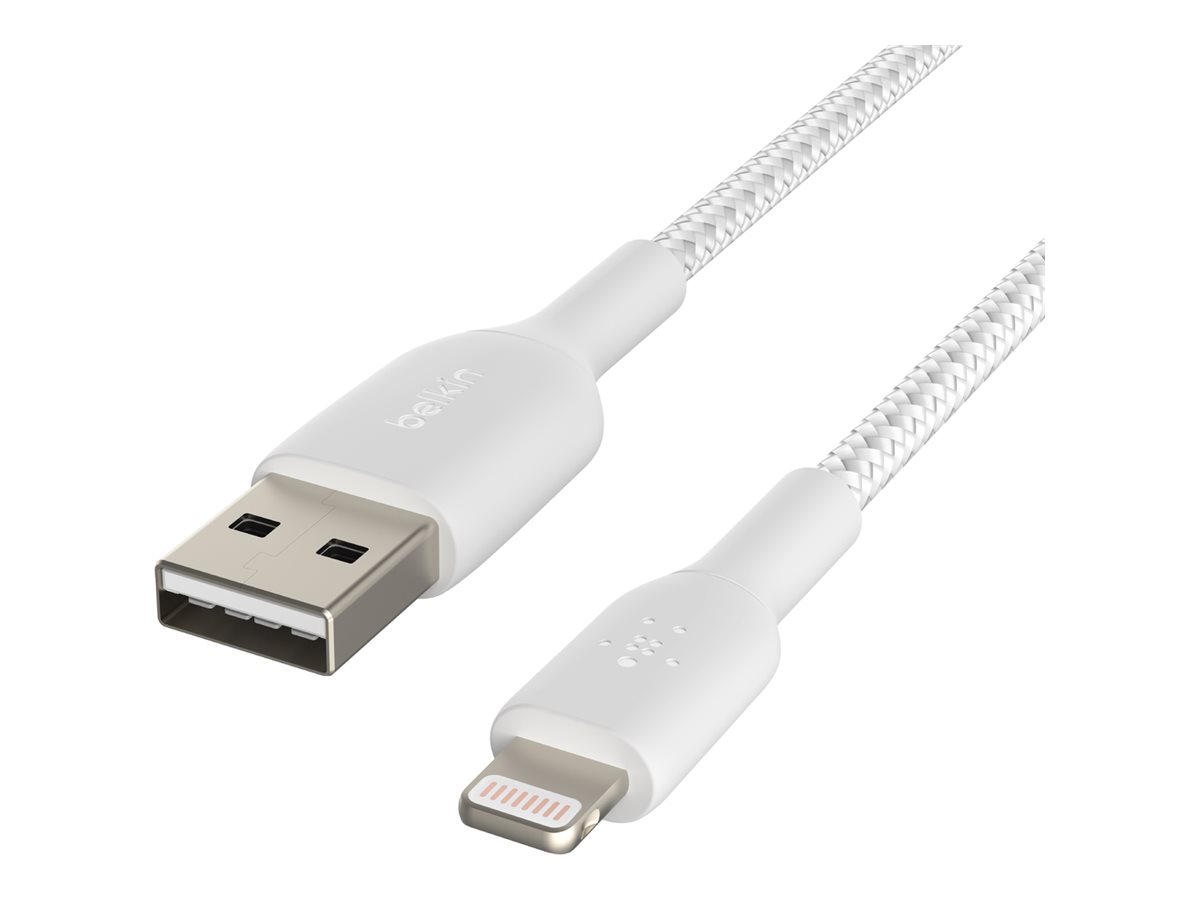 Belkin BoostCharge - Cabo Lightning - Lightning macho para USB macho - 3 m - branco - Image 2