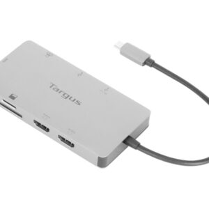 Targus - Estação de engate - USB-C / Thunderbolt 3 - 2 x HDMI - 1GbE
