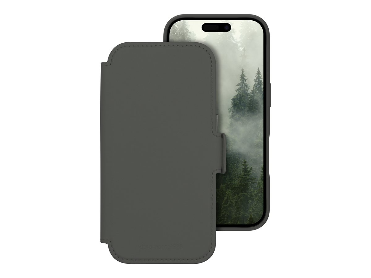 dbramante1928 Lynge - Capa flip cover para telemóvel - compatibilidade MagSafe - sombra da floresta - para Apple iPhone 17