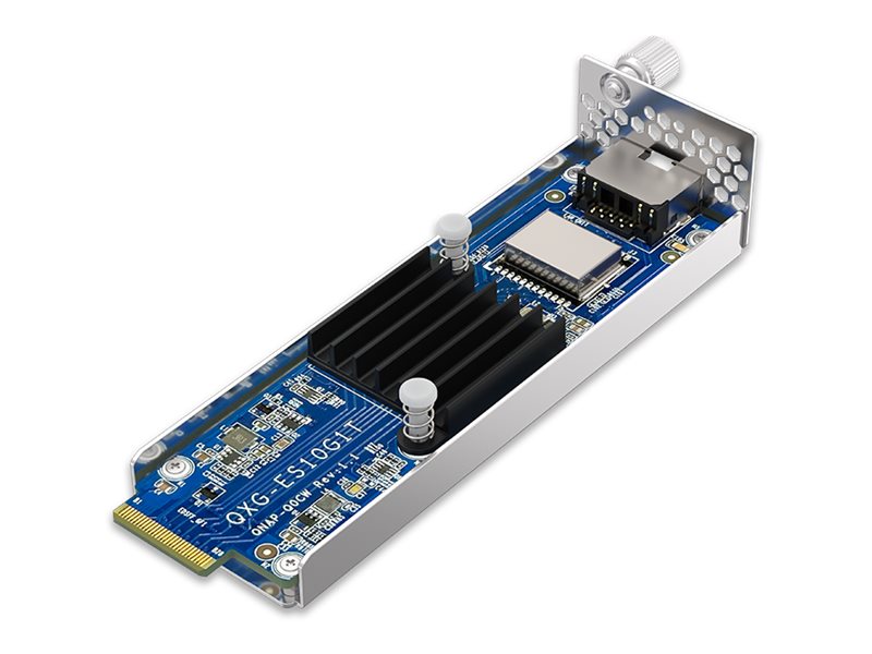 QNAP QXG-ES10G1T - Módulo de expansão - PCIe 3.0 x4 - 100M/1G/2.5G/5G/10 Gigabit Ethernet x 1