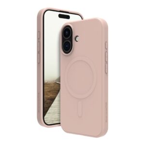 dbramante1928 Greenland Pro - Tampa posterior para telemóvel - Qi - compatibilidade MagSafe - plástico - areia rosa - para Apple iPhone 16