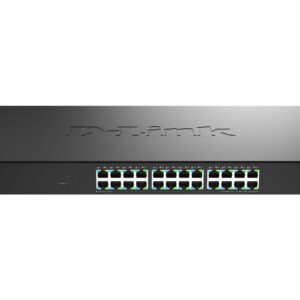 D-Link DMS-1024 - Interruptor - L2+ - 24 x 10/100/1000/2.5G - desktop, montável em trilho