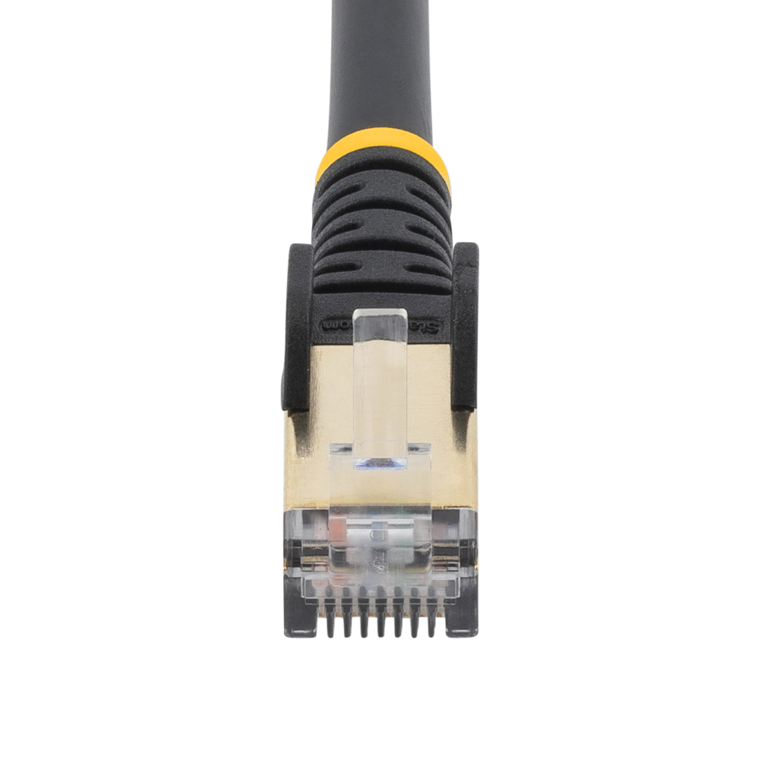 StarTech.com 7m CAT6A Ethernet Cable, 10 Gigabit Shielded Snagless RJ45 100W PoE Patch Cord, CAT 6A 10GbE STP Network Cable w/Strain Relief, Black, UL Certified Wiring/TIA - Category 6A - 26AWG (6ASPAT7MBK) - Cabo patch - RJ-45 (M) para RJ-45 (M) - 7 - Image 3