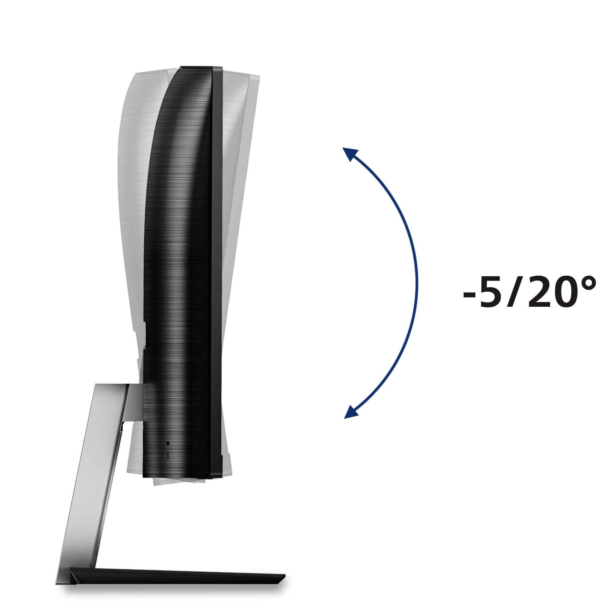 Philips E-line 325E1C - Monitor LED - curvo - 32" (31.5" visível) - 2560 x 1440 QHD @ 75 Hz - VA - 250 cd/m² - 3000:1 - 4 ms - HDMI, VGA, DisplayPort - preto texturizado - Image 4