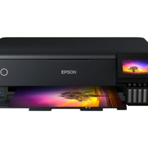 Epson EcoTank ET-8550 - Impressora multi-funções - a cores - jacto de tinta - recarregável - A3 (media) - até 16 ppm (impressão) - USB, LAN, Wi-Fi(ac), host USB - preto
