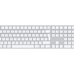 Apple Magic Keyboard with Touch ID and Numeric Keypad - Teclado - USB-C - sem fios - Bluetooth - QWERTY - Português - teclas brancas
