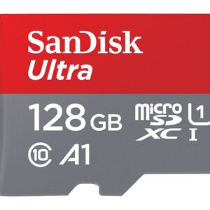 SanDisk Ultra - Cartão de memória flash (adaptador microSDXC para SD Incluído) - 128 GB - A1 / UHS Class 1 / Class10 - microSDXC UHS-I