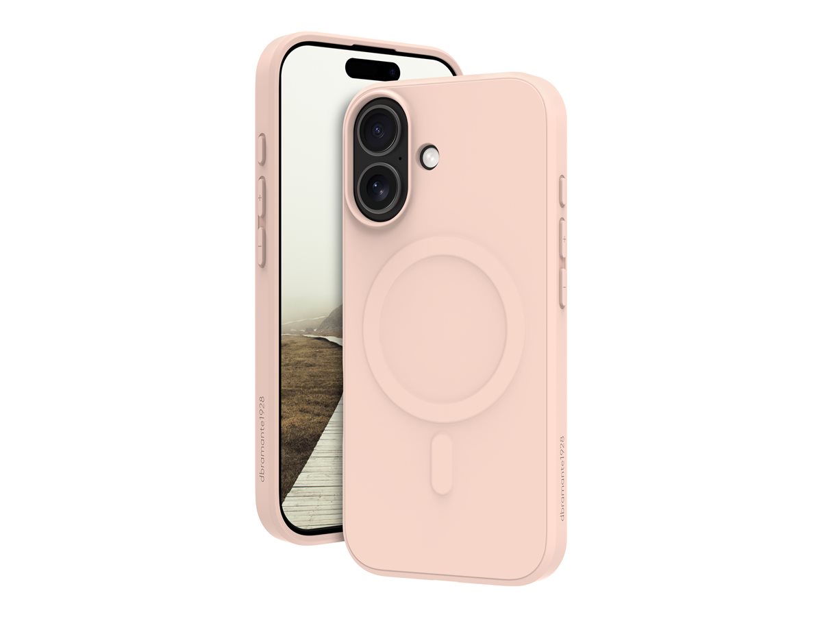 dbramante1928 Greenland Pro - Tampa posterior para telemóvel - compatibilidade MagSafe - plástico - areia rosa - para Apple iPhone 17