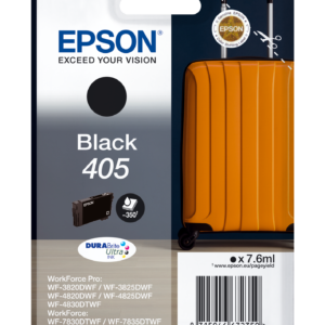 Epson 405 - 7.6 ml - preto - original - tinteiro - para WorkForce WF-7310, 7830, 7835, 7840, WorkForce Pro WF-3820, 3825, 4820, 4825, 4830, 7840