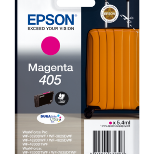 Epson 405 - 5.4 ml - magenta - original - tinteiro - para WorkForce WF-7310, 7830, 7835, 7840, WorkForce Pro WF-3820, 3825, 4820, 4825, 4830, 7840