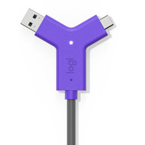 Logitech Swytch - Hub - 2 x HDMI + 1 x SuperSpeed USB + 2 x USB-C - desktop - para Room Solution Huddle, Large