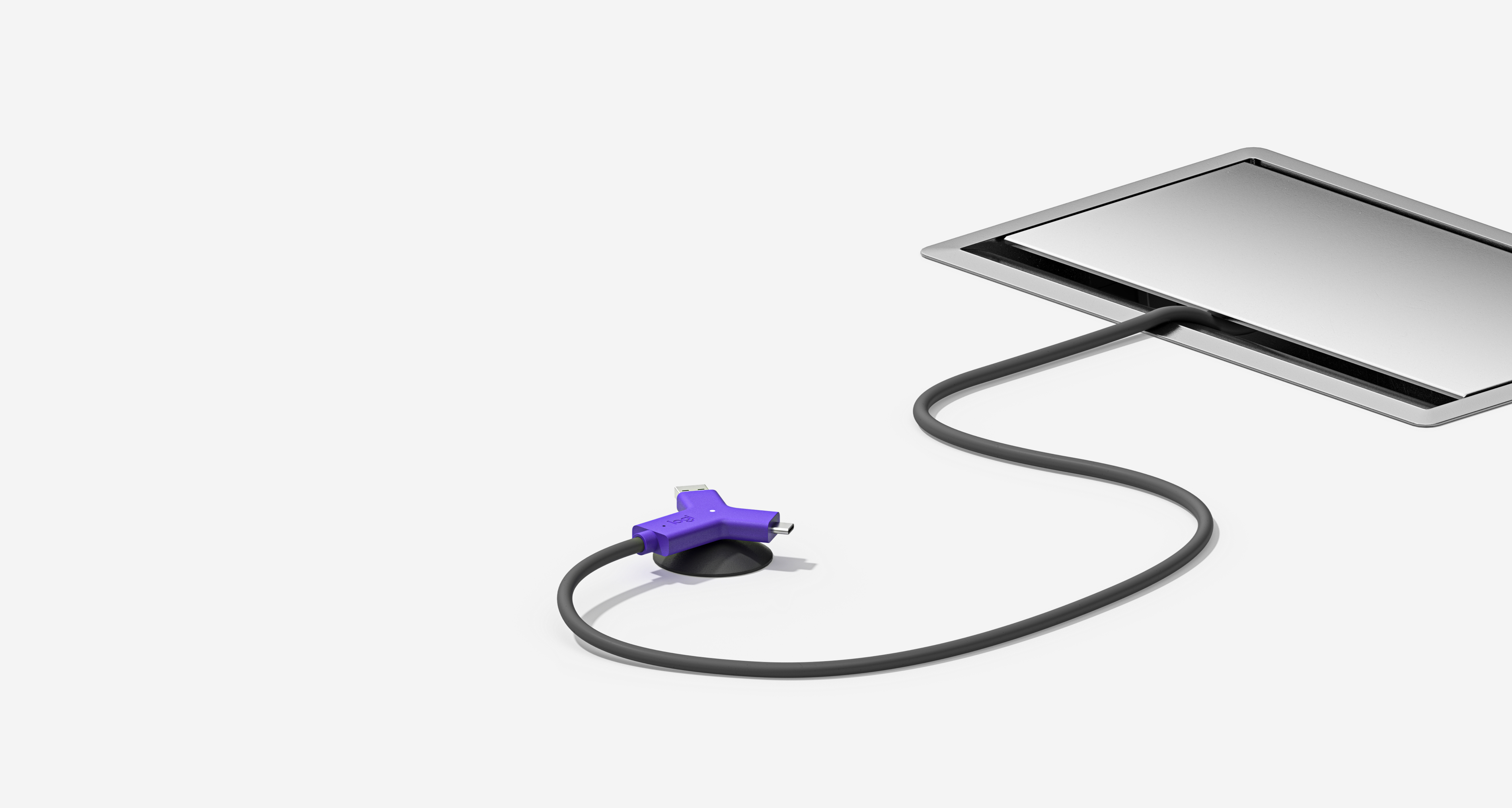 Logitech Swytch - Hub - 2 x HDMI + 1 x SuperSpeed USB + 2 x USB-C - desktop - Image 8