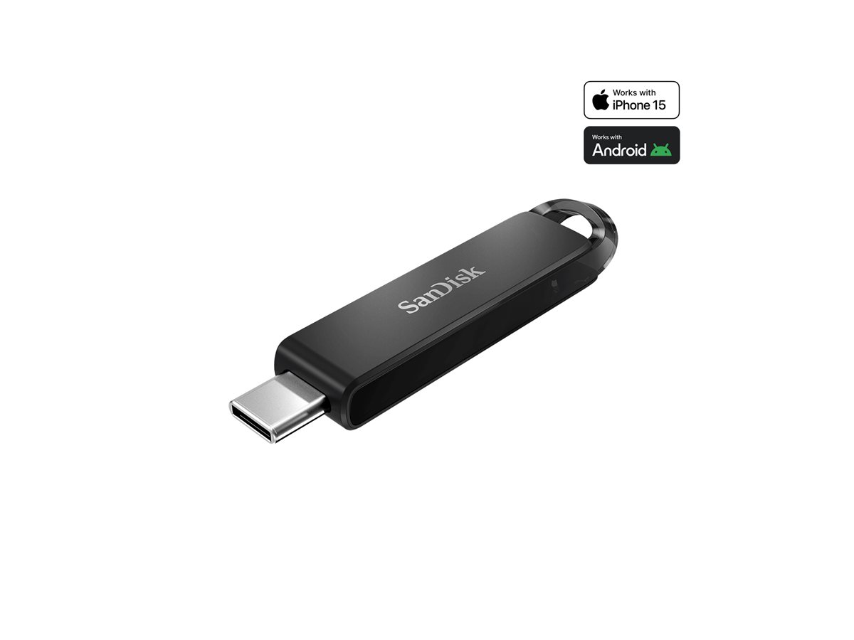 SanDisk Ultra - Drive flash USB - 128 GB - USB 3.1 Gen 1 / USB-C