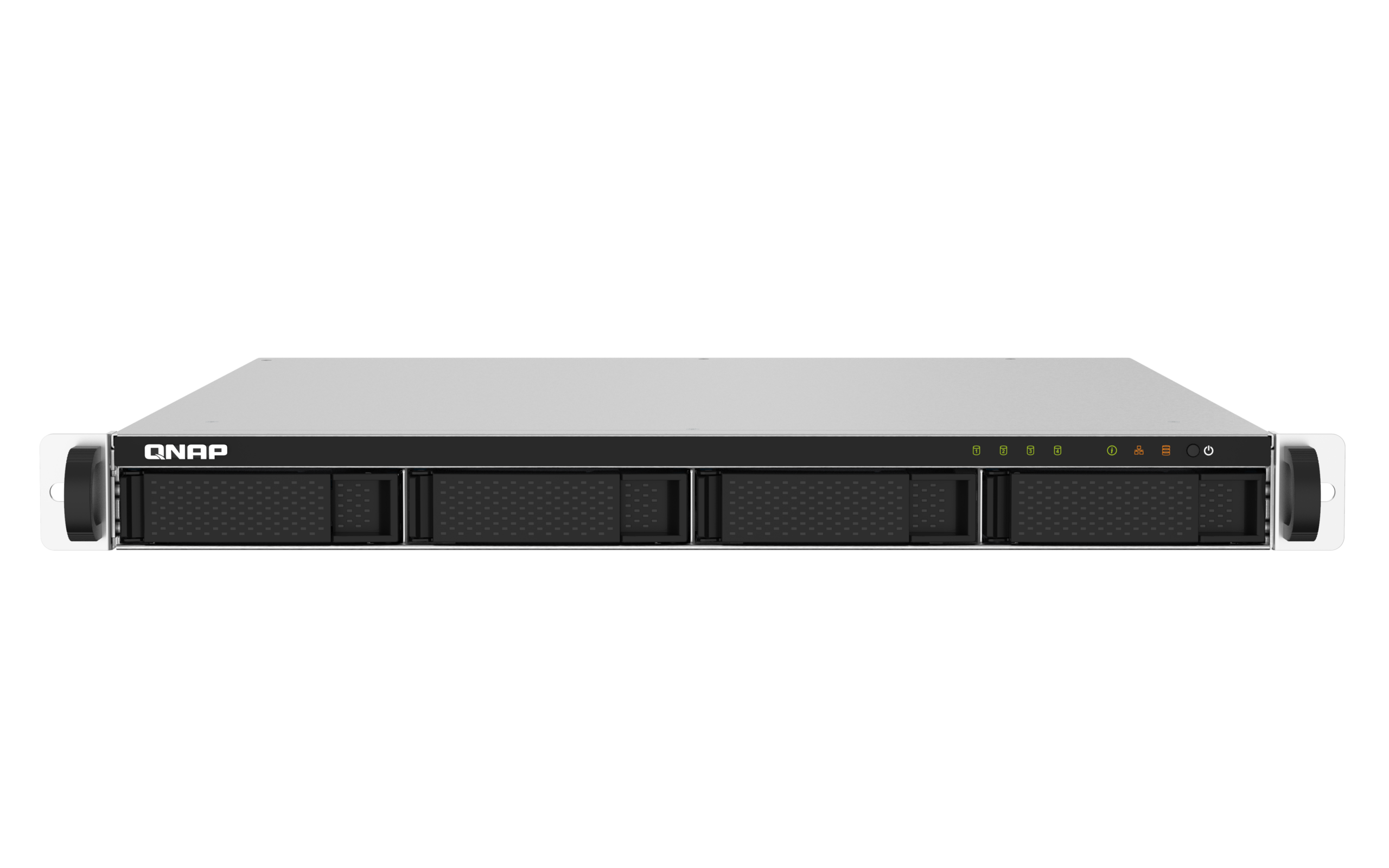 QNAP TS-432PXU - Servidor NAS - 4 baias - montável em bastidor - SATA 6Gb/s - RAID (expansão de disco rígido) 0, 1, 5, 6, 10, JBOD - RAM 2 GB - 2.5 Gigabit Ethernet / 10 Gigabit Ethernet - iSCSI assistência - 1U