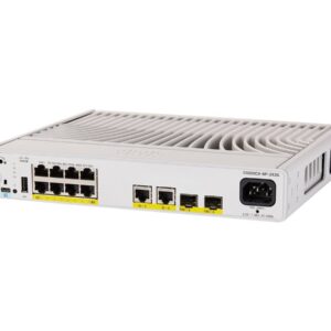 Cisco Catalyst 9200CX - Network Essentials - interruptor - compacto - L3 - Administrado - 8 x 10/100/1000 (PoE+) + 2 x 1000Base-T + 2 x 10 Gigabit SFP+ (uplink) - montável em trilho - PoE+ (240 W)