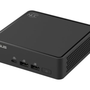 ASUS NUC 15 Pro Slim Kit RNUC15CRKC500002 - Barebone - mini PC 1 x Core 5 210H / até 4.8 GHz - RAM 0 GB - Intel Graphics - IEEE 802.11ax (Wi-Fi 6), IEEE 802.11be (Wi-Fi 7), Bluetooth 5.4, Gigabit Ethernet, 2.5 Gigabit Ethernet - preto