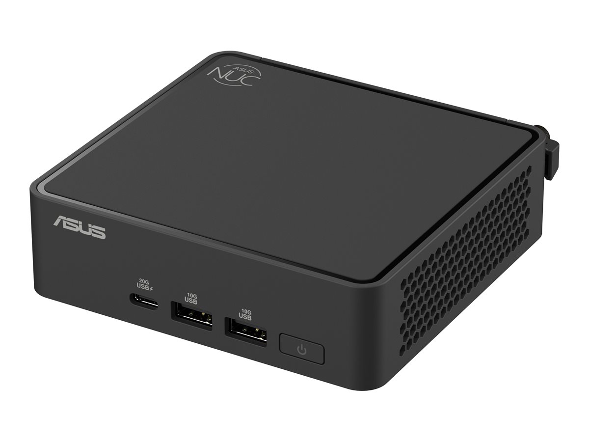 ASUS NUC 15 Pro Slim Kit RNUC15CRKC500002 - Barebone - mini PC 1 x Core 5 210H / até 4.8 GHz - RAM 0 GB - Intel Graphics - IEEE 802.11ax (Wi-Fi 6), IEEE 802.11be (Wi-Fi 7), Bluetooth 5.4, Gigabit Ethernet, 2.5 Gigabit Ethernet - preto