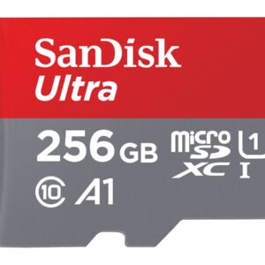 SanDisk Ultra - Cartão de memória flash (adaptador microSDXC para SD Incluído) - 256 GB - A1 / UHS Class 1 / Class10 - microSDXC UHS-I