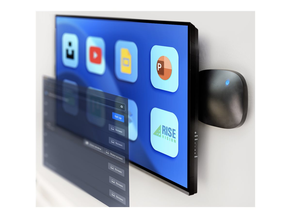 Airtame Hub + Core - Extensor de áudio / vídeo - 1GbE, Wi-Fi 5, 802.11a, 802.11b/g/n, Bluetooth 5.2 - 10Base-T, 100Base-TX, 1000Base-T - com 3 anos de Airtame Core