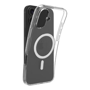 dbramante1928 Greenland - Tampa posterior para telemóvel - compatibilidade MagSafe - plástico reciclado - claro - para Apple iPhone 16 Plus