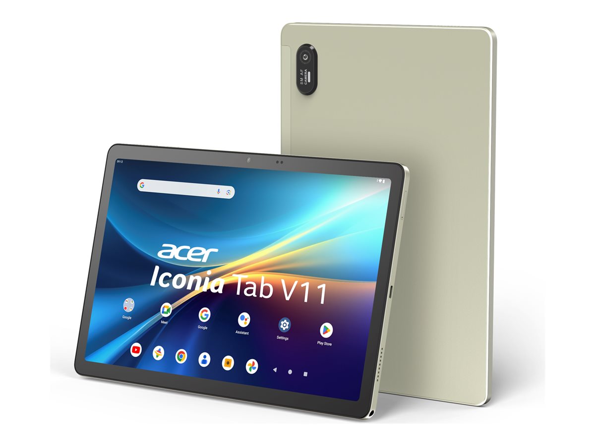 Acer ICONIA V11 V11-11 - Tablet - Android 14 - 256 GB eMMC - 11" IPS (1920 x 1200) - slot microSD - cinza champanhe