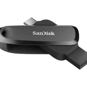 SanDisk Phone - Drive flash USB - 64 GB - USB 3.2 Gen 1 / USB-C - preto